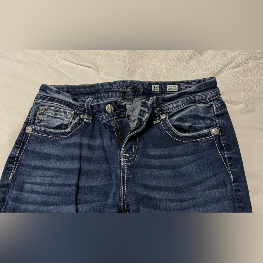 Miss Me Mid-Rise Easy Boot Jeans - Picture 2 of 6